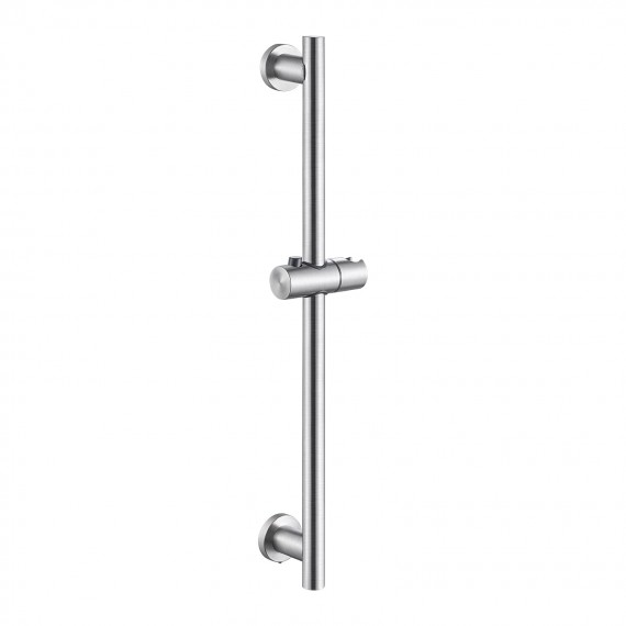 Shower Slide Bar with Handheld Shower Bracket Wall Mount SUS 304 Stainless Steel Brushed Finish, F204-BS
